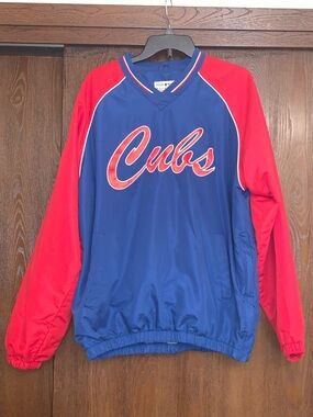 Cubs Pullover Windbreaker Jacket
